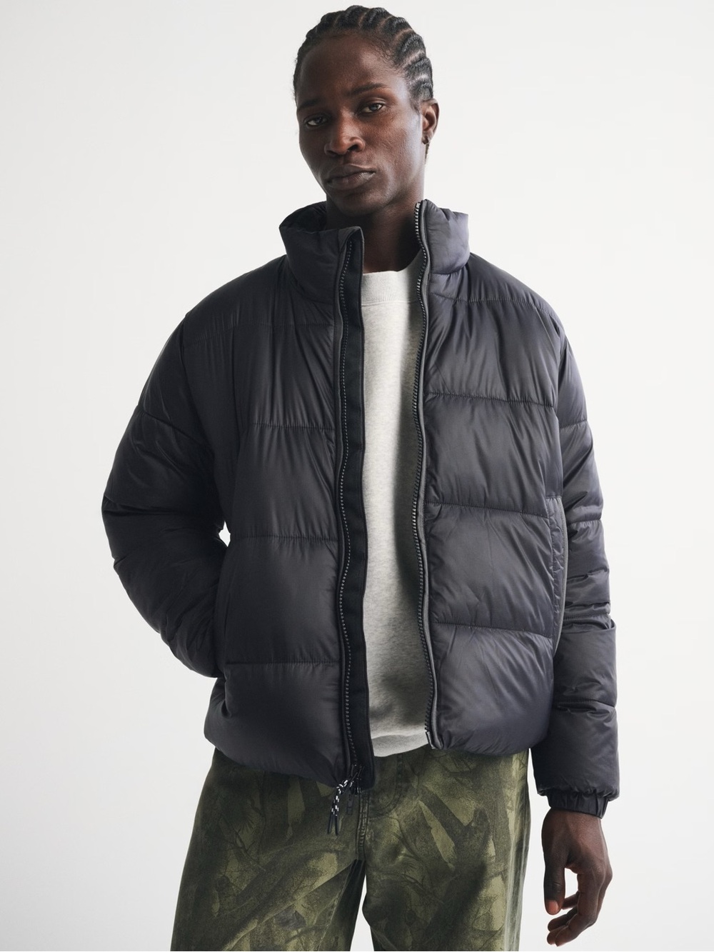 Men’s Ambercrombie & Fitch XL AirCloud MockNeck Puffer